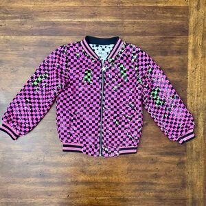 Lola + The Boys Skater Princess Sequined Jacket Size 8 Like New
